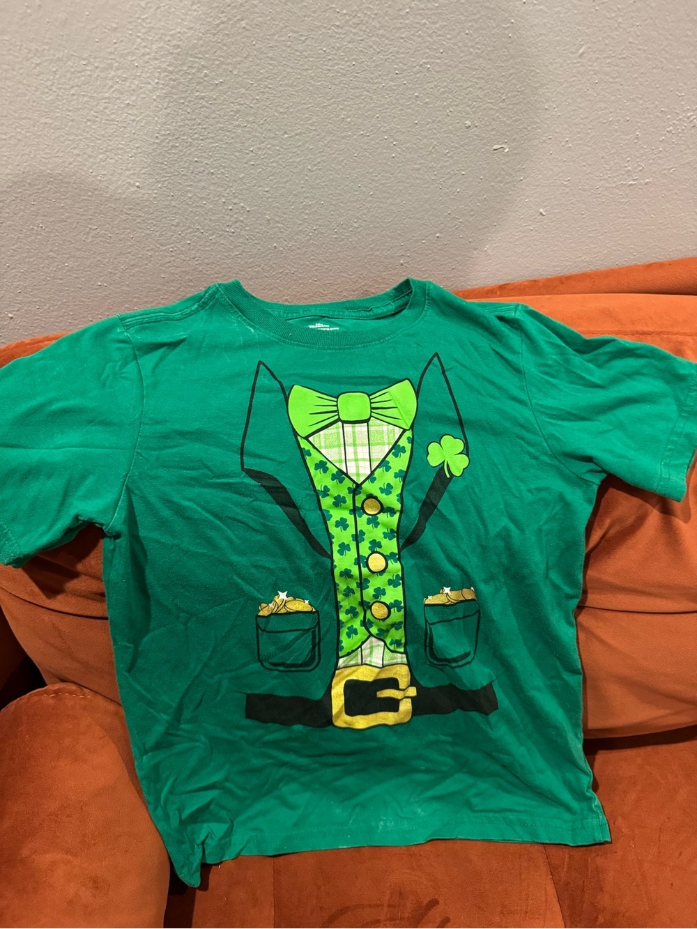 Green St. Patrick's Day Tuxedo Graphic Tee